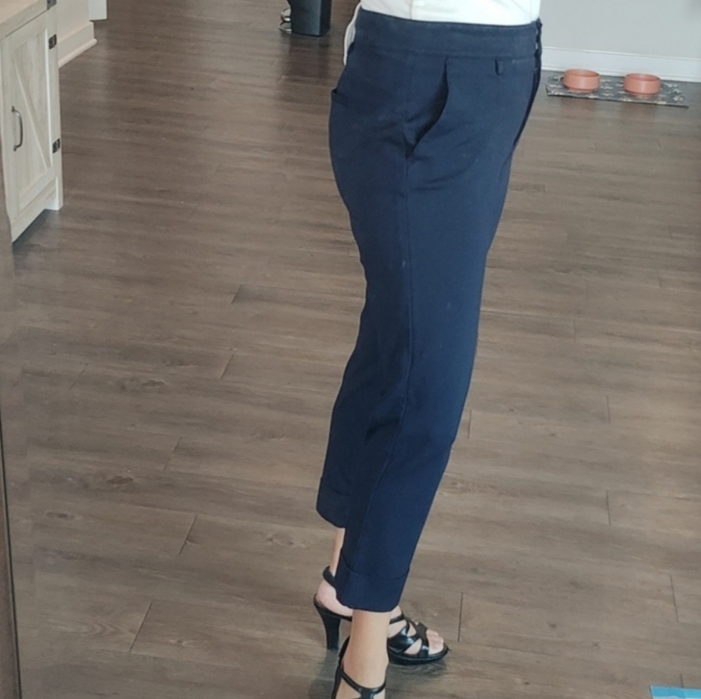 Dress pant blue capris